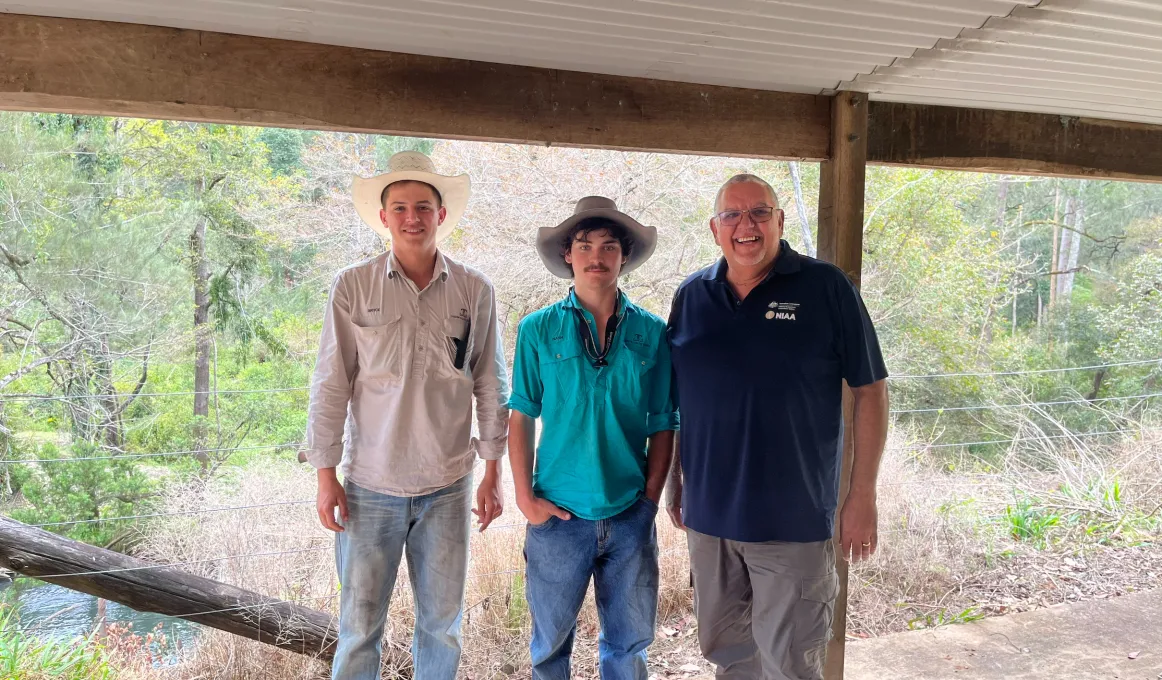 Bryce Cranney and Nash Falls at Collum Collum Station