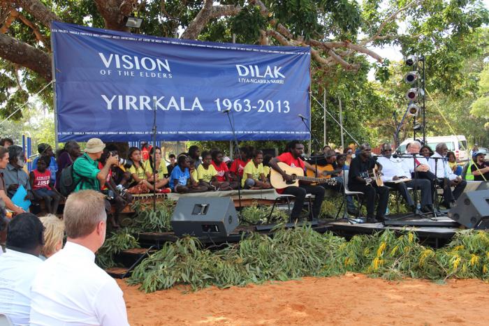 Yirrkala Bark Petitions 50th anniversary ceremony, Yirrkala, NT.