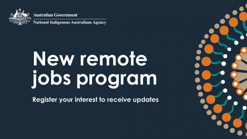 New remote jobs program. Register your interest to receive updates.